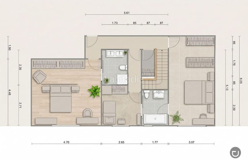 Foto 991af869-ef63-4603-b908-6d3bb4937461. Àtic amb aparcament piscina a Sanchinarro Madrid