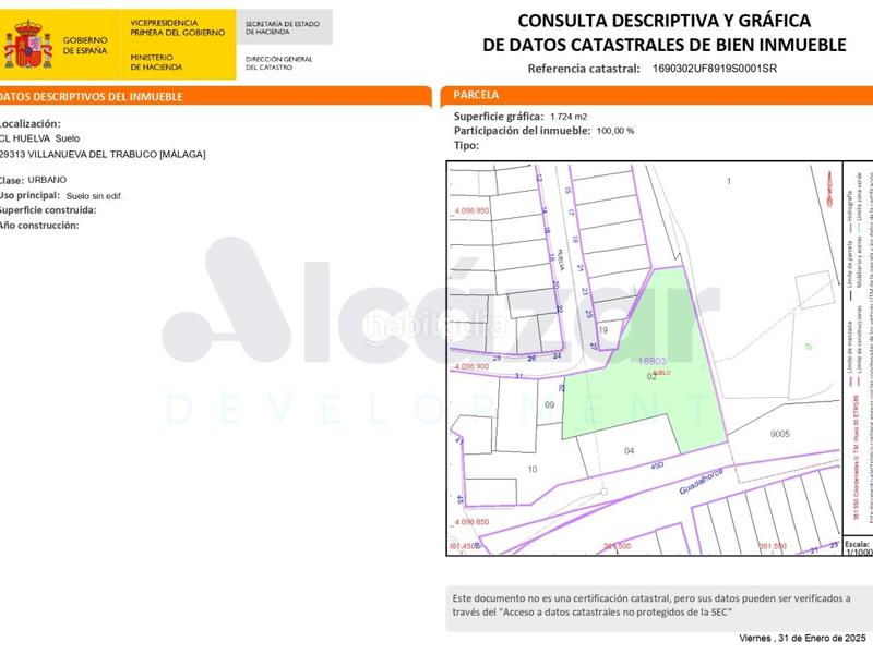 Foto 8b16de8a-6941-4b62-b7d8-9edc3d15bb89. Terreno residenziale in Villanueva del Trabuco