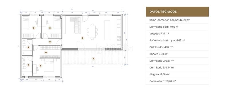 Foto 808a1f72-fdb6-4931-bd82-895725ef54ed. Chalet casa moderna i eficient amb jardí privat projecte clau en mà a en Llagostera