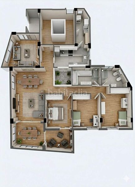 Foto d8c95105-8d4a-443c-8a1d-f3e9db25a589. Pis amb calefacció aparcament a Limonar Málaga