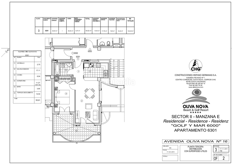 Foto abd44143-e3b2-4c86-b35d-0815e4e2108f. Apartamento golf y mar, 6301 en Oliva nova Oliva
