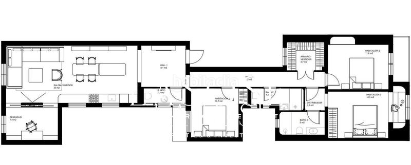 Foto 98808742-dccf-4684-a844-3564608b962b. Flat with heating in Barri de les Corts Barcelona