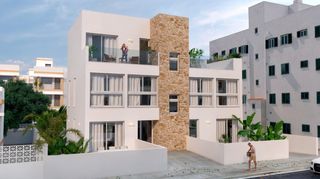 Dúplex a Colònia Sant Jordi. Vivienda dúplex de obra nueva en planta baja con amplias terraza