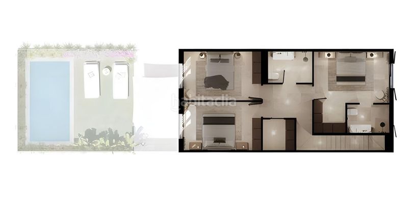 Foto e460d055-2623-4000-8155-2604bb468569. Casa adossada amb calefacció aparcament piscina a Campos
