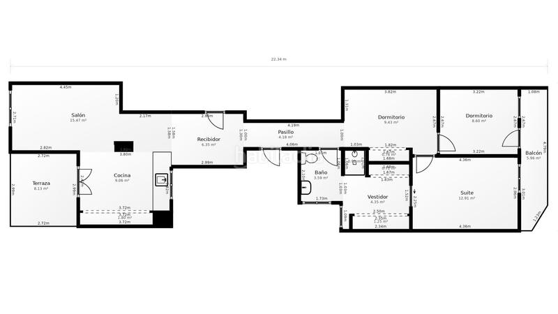 Foto d8cbf43b-b2bc-486d-a455-d55fdfba2add. Dachwohnung mit heizung in Sagrada Família Barcelona