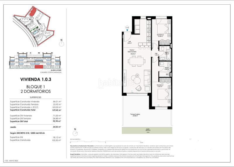 Foto 8835678c-5753-491a-9f15-0a94fc269489. Attico con parcheggio piscina in Casares pueblo Casares