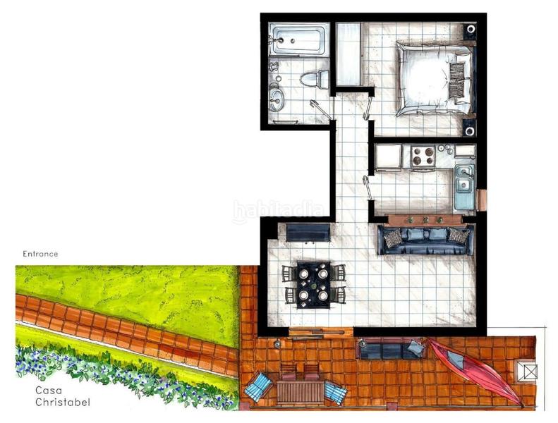 Foto 6e772a01-ce9e-427d-a5c3-013b73ff53c7. Apartamento dos apartamentos en uno en venta en torremar en Benalmádena