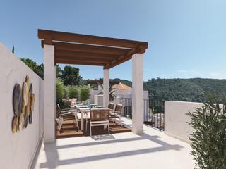 Ático en Benahavís pueblo. Apartamento de nueva construcción en venta en el corazón de bena