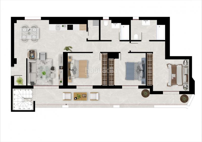 Foto 1efb96c3-ffee-4fb3-8147-f4eb228eec86. Ático apartamento de nueva construcción en venta en el corazón de benahavis en Benahavís