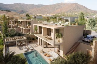 Casa a Valle Romano Golf. Nuevas villas contemporáneas con vistas al mar y al golf en vent
