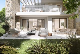 Rez-de-chaussée à Villacana - Costalita - Saladillo. Nuevo apartamento con jardín en new golden mile, estepona