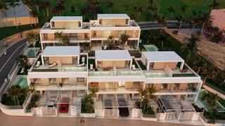 Casa en Centro. Villas adjuntas cerca de la playa construcción comenzó