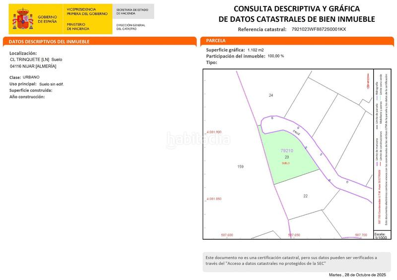 Foto 91b226d0-baa9-4e72-8634-11a441f45752. Terreno residenziale in calle trinquete 39 in Las Negras Níjar