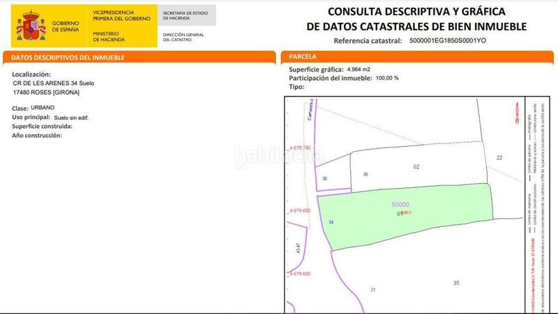 Foto 445a1a3f-3052-40c4-b120-2f024e8161f1. Terreno residenziale in Centre Roses