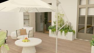 Pis  Carrer de despuig. Primer piso reformado con terraza privada en santa catalina  pro