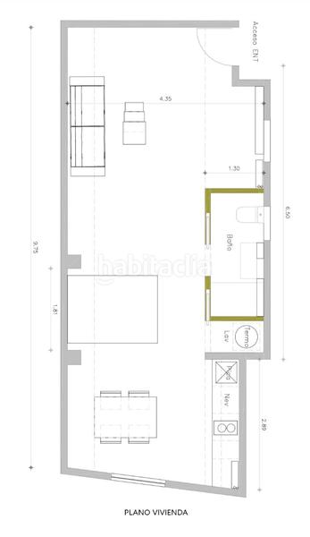Foto c4c915cd-8e5e-4b95-b3fb-e0f5f898b0d7. Office space with heating in La Nova Esquerra de l´Eixample Barcelona