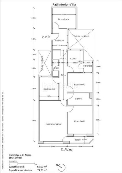 Foto 7bd88b54-e794-4fd5-9af7-ff8907f59ed1. Flat with heating in Vila de Gràcia Barcelona