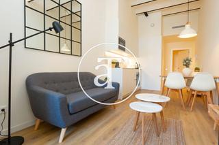 Alquiler Piso en Passeig de sant joan 15. Piso de alquiler temporal de 1 habitación en eixample dreta