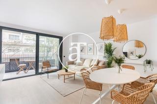 Rent Flat  Carrer de biscaia. Piso de alquiler temporal de 2 habitaciones y estudio en zona re