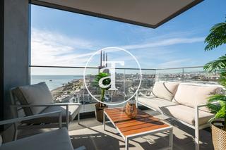 Rent Flat in Passeig del mare nostrum 63. Piso de alquiler temporal de 2 habitaciones y terraza con vistas