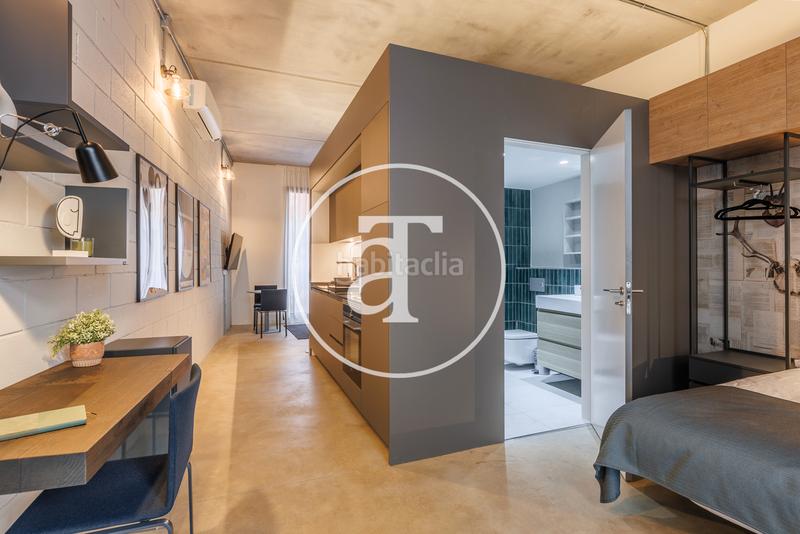 Foto 8416dc3d-c8f6-4c33-b5be-62eaf344132c. Alquiler estudio  de alquiler temporal de 1 habitación y 1 baño con balcón en ciutat vella en Barcelona