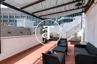 Miete Etagenwohnung in Carrer de la princesa 6. Piso de alquiler temporal de 2 habitaciones y 1 baño con terraza