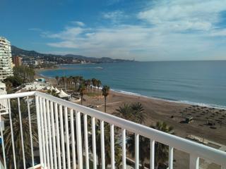 Lloguer Pis  Pintor martinez virel. 1 linea de playa malagueta con preciosas vistas frontales al mar