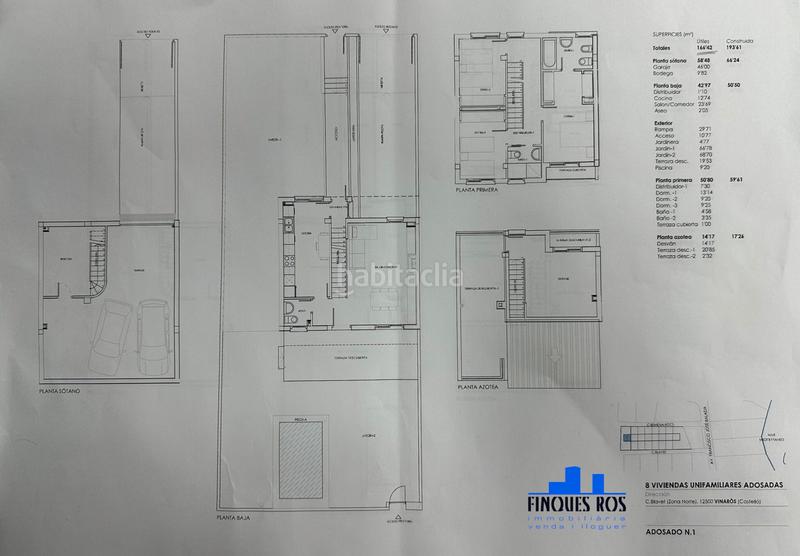 Foto f5204db3-c2b6-430f-93e4-e94b816a6945. Casa adossada amb aparcament piscina a Costa Norte Vinaròs