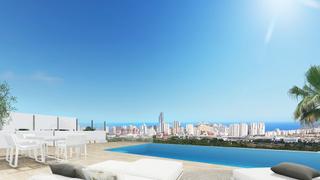 Chalet en Balcón de Finestrat-Terra Marina. Fantástica villa exclusiva con vistas al mar mediterráneo en fin