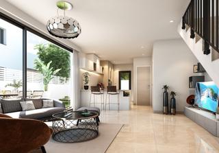 Maison jumelée à El Puerto. Chalet adosado de nueva construcción en denia. costa blanca