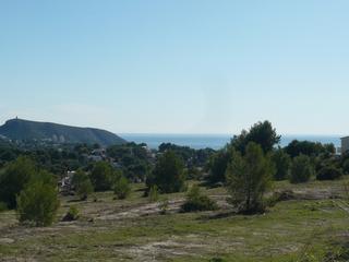 Terrain résidentiel à Benimeit-Tabaira. Parcela en urbanización en moraira con vistas al mar. costa blan