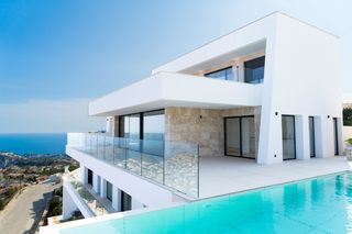 Chalet en Centro. Villa reci�n terminada con vistas al mar en benitachell. costa b