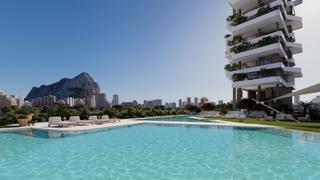 Apartament a Pueblo. Apartamento de lujo con vistas al mar en calpe. costa blanca