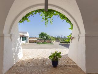 Masia a Alaior Poble. Finca rustica con vistas al mar en menorca