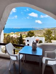 Appartement in Cala Vedella-Cala Tarida. Estudio con maravillosas vistas al mar y la puesta del sol