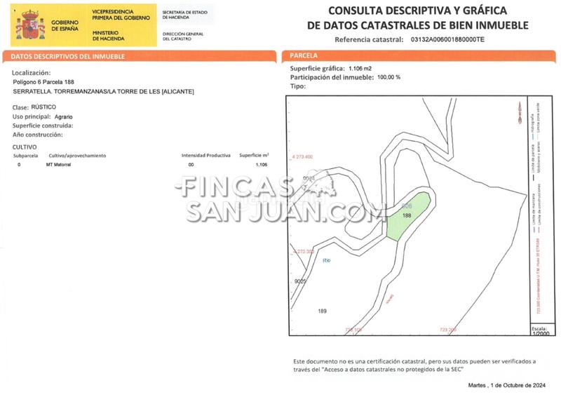 Foto 788021e7-86f1-44d4-926d-822dd2feb6de. Terreno residenziale in Torre de les Maçanes (la)