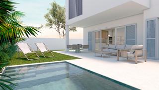 Casa a El Mojón. Apartamento tipo bungalow con piscina privada