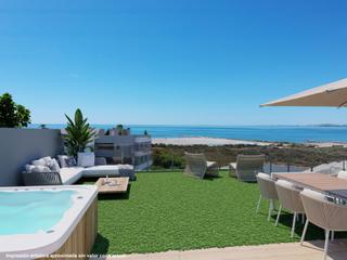 Apartament a Playa Tamarit-Playa Lissa. Apartamento en primera linea de playa  en santa pola, alicante