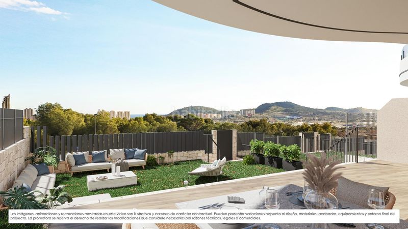 Foto 3d57cc03-ffe6-44a0-ac1d-d0c66d42d9eb. Planta baixa amb aparcament piscina a balcón de Finestrat-terra marina Finestrat
