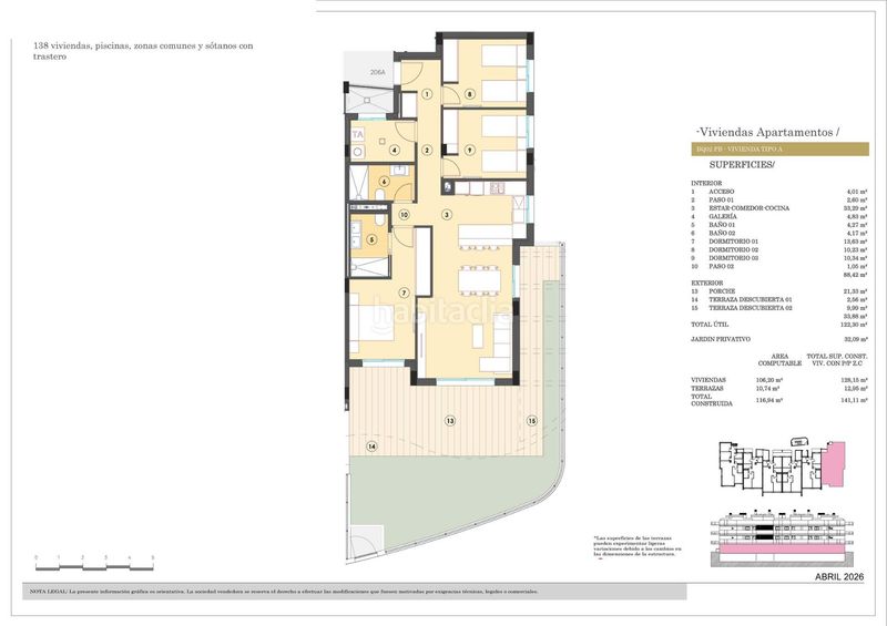 Foto fe6fc9ae-d48d-40fc-85f5-442ac5e66fc8. Planta baixa amb aparcament piscina a balcón de Finestrat-terra marina Finestrat
