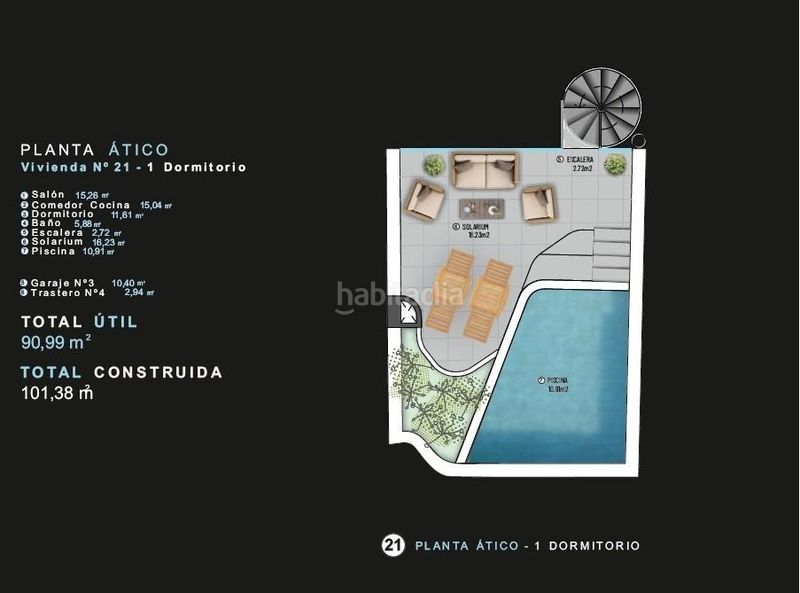 Foto c8bf5568-d90b-40e6-be11-c0baa8567bcd. Àtic amb aparcament piscina a Centro - Muelle Pesquero Torrevieja