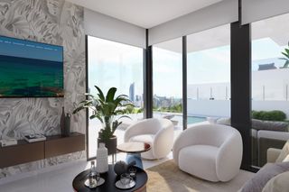 Chalet à Golf Bahía. Villa de lujo con vistas al mar en finestrat.