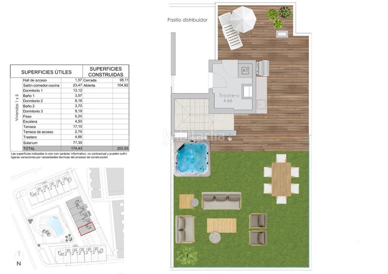 Foto 5551730c-73f7-4e7e-bcf1-3257bd70f525. Àtic amb calefacció aparcament piscina a Playa Tamarit-Playa Lissa Santa Pola