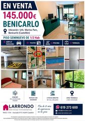 Apartament a Carrer d'hernán cortés 53. Benicarlo (urb. marina parc) piso  seminuevo de 1/2 hab + amplio