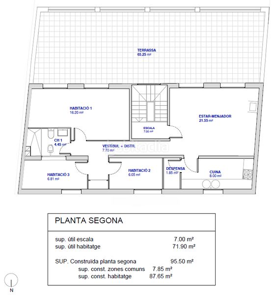 Foto 5d1bb14b-fd25-4835-bbc1-e70fa46c5291. Casa adossada amb calefacció aparcament piscina a Vilanova del Camí