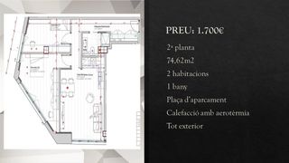 Alquiler Piso en Centro. Piso de alquiler de dos habitaciones