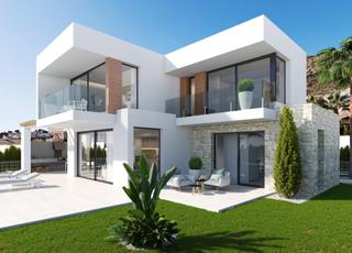 Xalet a Golf Bahía. Chalet de diseño bioclimático con piscina y terraza en sierra co