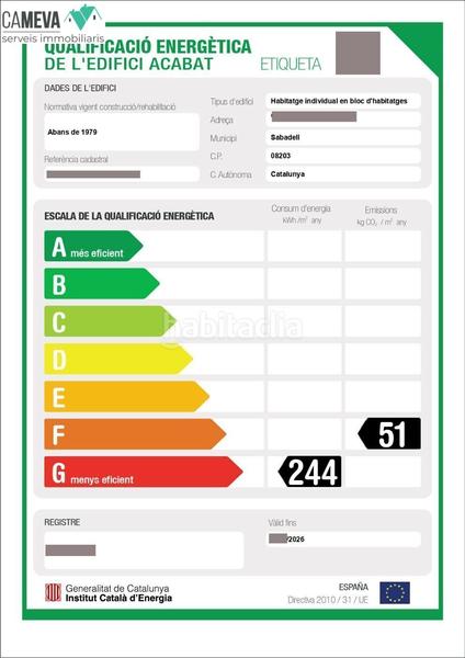 Foto d00e61e7-89aa-4886-b87a-56b82df192a7. Zweistöckige wohnung mit heizung in Covadonga Sabadell
