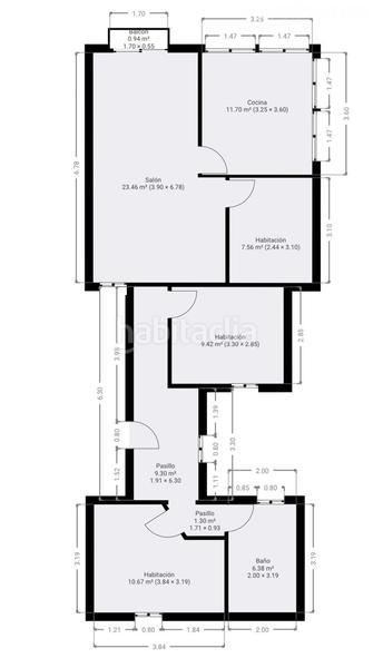 Foto 3eaa3cbe-4ef1-407b-8b72-2543fff5d6aa. Dachwohnung mit heizung in Lista Madrid