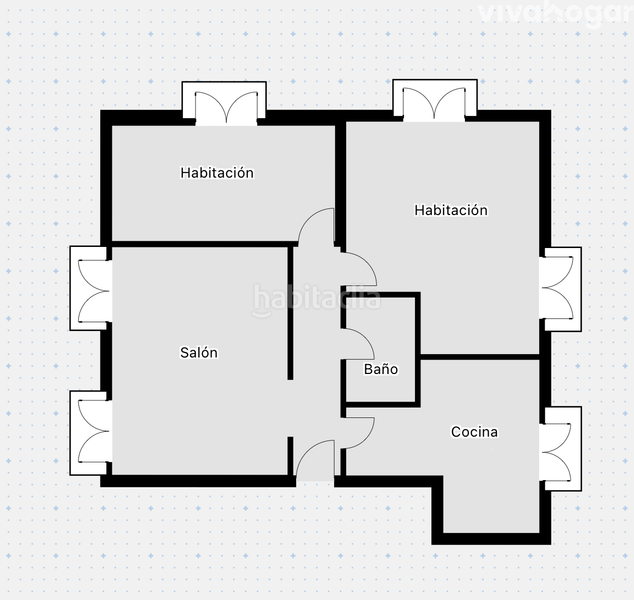 Foto a41f5ecb-6fea-4a53-b775-5e68d1b01679. Etagenwohnung mit heizung in Entrevías Madrid